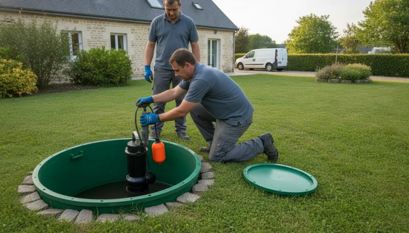 Dépannage pompe de relevage Bouguenais – méthode / geste technique